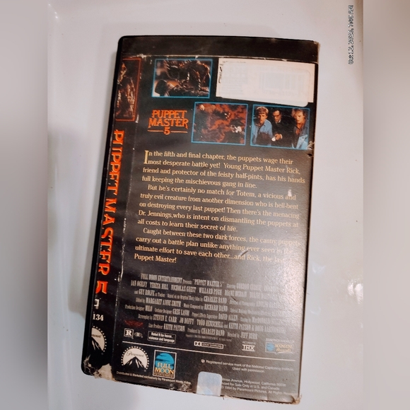 Puppet Master VHS - Picture 2 of 2